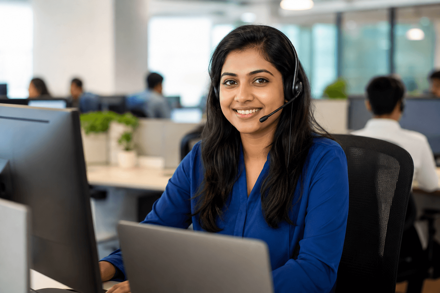 Call center agents in India